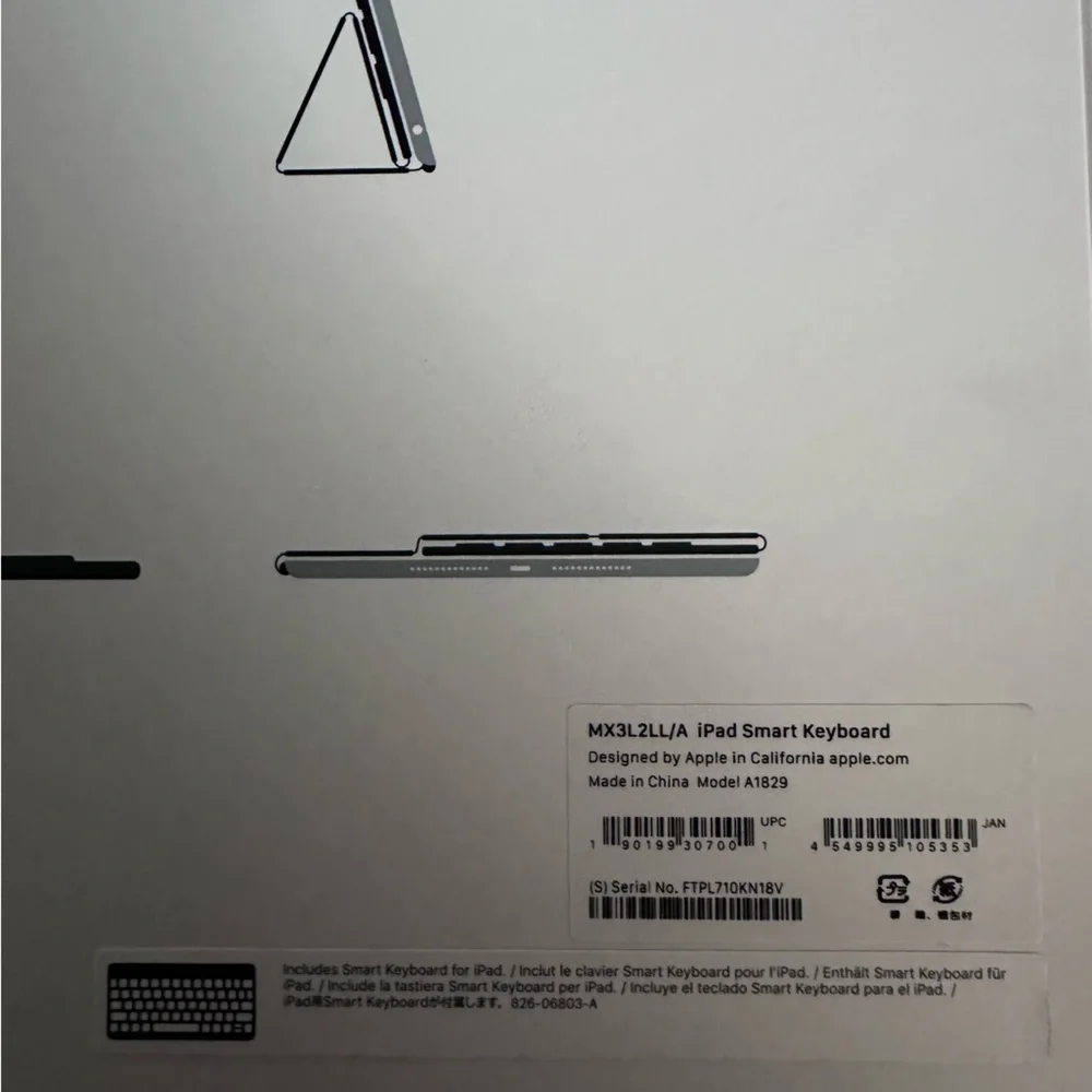 Apple ipad opened
